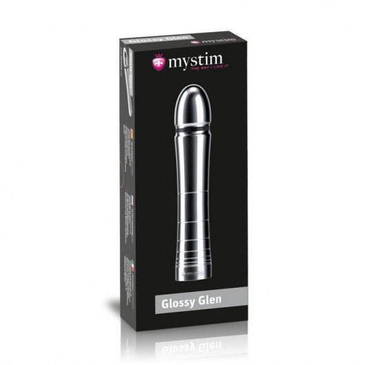 Фаллоимитатор для электростимуляции Glossy Glen Dildo - 14 см. - MyStim - купить с доставкой в Комсомольске-на-Амуре