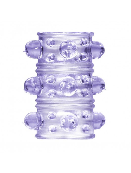 Фиолетовая насадка на пенис Rings Armour - Lola Games - в Комсомольске-на-Амуре купить с доставкой