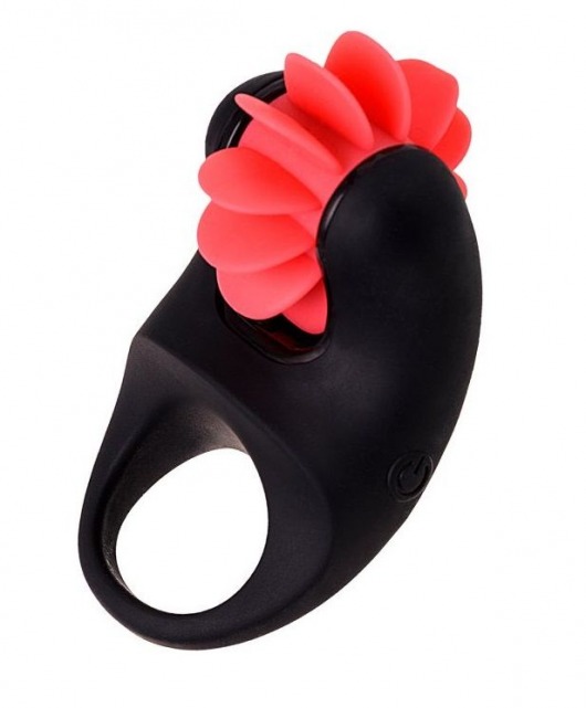 Чёрно-красное эрекционное виброкольцо Erotist - Erotist Adult Toys - в Комсомольске-на-Амуре купить с доставкой