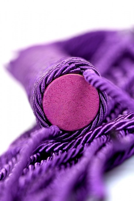 Сиреневый флоггер из веревки Theatre - 48,5 см. - ToyFa - купить с доставкой в Комсомольске-на-Амуре