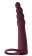 Бордовая вибронасадка для двойного проникновения Bramble - 16,5 см. - Lola Games купить в Комсомольске-на-Амуре с доставкой в Orgasmix.ru Бордовая вибронасадка для двойного проникновения Bramble - 16,5 см. - Lola Games - купить с доставкой в Комсомольске-на-Амуре