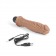 Кофейный вибратор-реалистик 8 Girthy Realistic Vibrator - 24,5 см. - PowerCocks купить в Комсомольске-на-Амуре с доставкой в Orgasmix.ru Кофейный вибратор-реалистик 8 Girthy Realistic Vibrator - 24,5 см. - PowerCocks