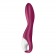 Малиновый вибромассажер для стимуляции G-точки Heated Thrill - 20,6 см. - Satisfyer купить в Комсомольске-на-Амуре с доставкой в Orgasmix.ru Малиновый вибромассажер для стимуляции G-точки Heated Thrill - 20,6 см. - Satisfyer