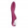 Малиновый вибромассажер для стимуляции G-точки Heated Thrill - 20,6 см. - Satisfyer купить в Комсомольске-на-Амуре с доставкой в Orgasmix.ru Малиновый вибромассажер для стимуляции G-точки Heated Thrill - 20,6 см. - Satisfyer