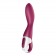 Малиновый вибромассажер для стимуляции G-точки Heated Thrill - 20,6 см. - Satisfyer купить в Комсомольске-на-Амуре с доставкой в Orgasmix.ru Малиновый вибромассажер для стимуляции G-точки Heated Thrill - 20,6 см. - Satisfyer