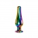 Радужная металлическая пробка Rainbow Metal Plug Medium - 11,1 см. - Evolved в Комсомольске-на-Амуре Радужная металлическая пробка Rainbow Metal Plug Medium - 11,1 см. - Evolved
