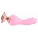 Розовый вибростимулятор SANYA - 18,5 см. - Shunga купить в Комсомольске-на-Амуре с доставкой в Orgasmix.ru Розовый вибростимулятор SANYA - 18,5 см. - Shunga