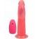 Розовый вибромассажёр на присоске с проводным пультом - 16,5 см. - LOVETOY (А-Полимер) купить в Комсомольске-на-Амуре с доставкой в Orgasmix.ru Розовый вибромассажёр на присоске с проводным пультом - 16,5 см. - LOVETOY (А-Полимер)