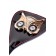 Чёрный стек с совой на кожаном наконечнике - 24 см. - ToyFa - купить с доставкой в Комсомольске-на-Амуре