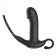 Черный пульсирующимй массажер простаты с вибрацией и пультом ДУ - 17,1 см. - Secwell - в Комсомольске-на-Амуре купить с доставкой