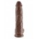 Большой коричневый фаллоимитатор с мошонкой 10 Cock with Balls на присоске - 25,4 см. - Pipedream купить с доставкой в интернет-магазине Orgasmix в Комсомольске-на-Амуре Большой коричневый фаллоимитатор с мошонкой 10 Cock with Balls на присоске - 25,4 см. - Pipedream