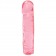 Розовый прозрачный гелевый фаллоимитатор Сristal Jellies - 20 см. - Doc Johnson купить с доставкой в интернет-магазине Orgasmix в Комсомольске-на-Амуре Розовый прозрачный гелевый фаллоимитатор Сristal Jellies - 20 см. - Doc Johnson